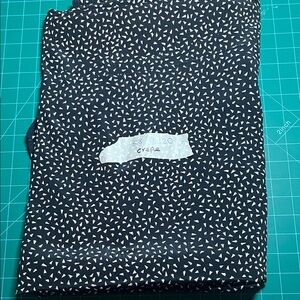 Black and White Patterned Fabric